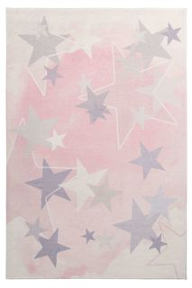 Kinderteppich Stars 410 Pink