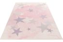 Kinderteppich Stars 410 Pink 160 x 230 cm