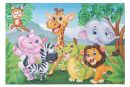 Kinderteppich Flachgewebe Chenille Torino Kids 239 Jungle 120 x 170 cm