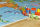 Kinderteppich Flachgewebe Chenille Torino Kids 233 Karte 120 x 170 cm